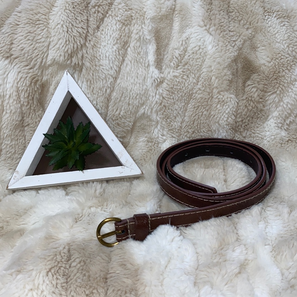 Dark Brown Leather Belt Dark Brown Leather Belt